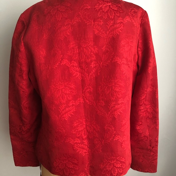 Talbots Red Double Breasted Formal Jacket, Medium - Picture 3 of 16